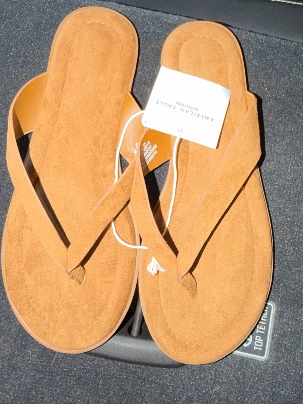 Unlisted Women's Tan Suede Thong Sandal